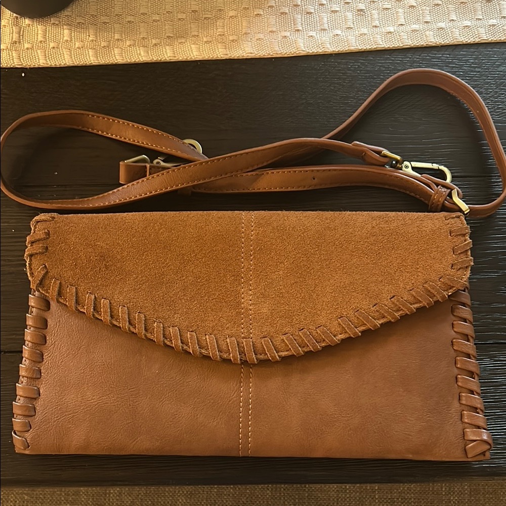 Brown Leather Crossbody Bag
